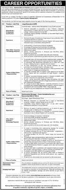 Latest National Bank of Pakistan NBP Jobs 2024-Advertisement