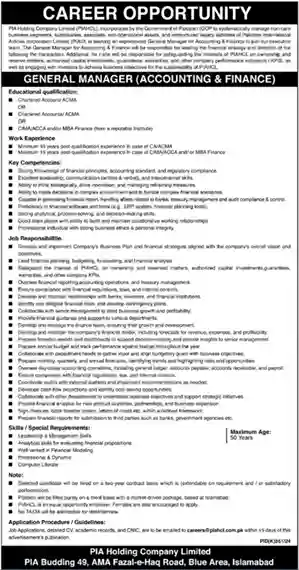 New PIA Jobs 2024-Pakistan International Airlines Jobs