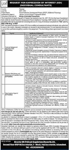 Latest BISP Jobs 2024-Benazir Income Support Program Jobs