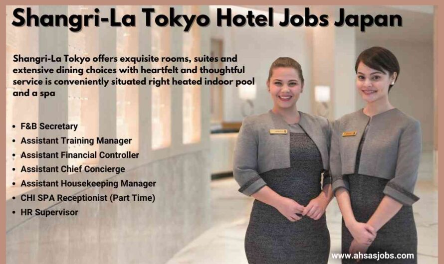 Shangri-La Tokyo Hotel Jobs Japan