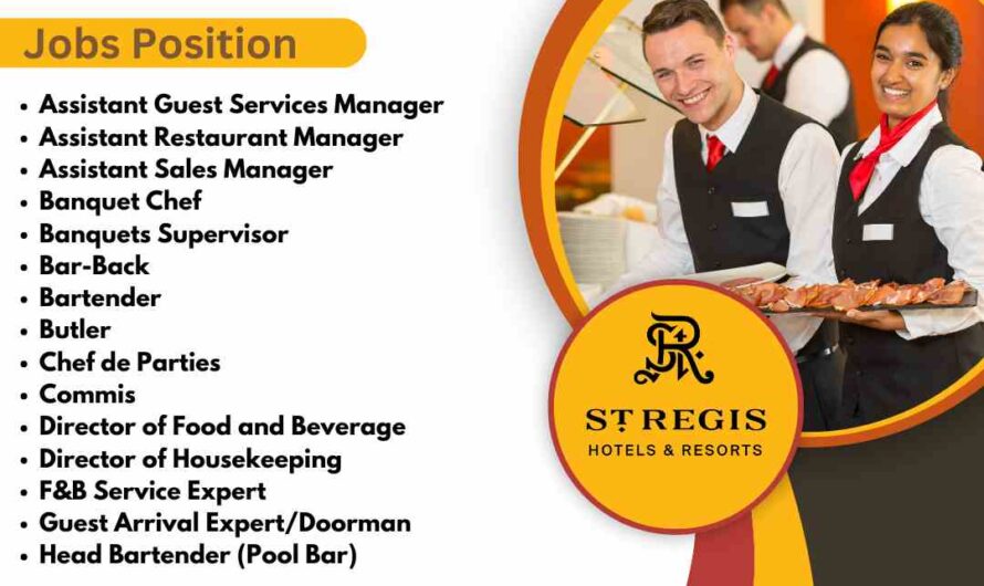 The St. Regis Hotel & Jobs UAE