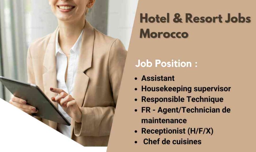 Hotel & Resort Jobs Morocco