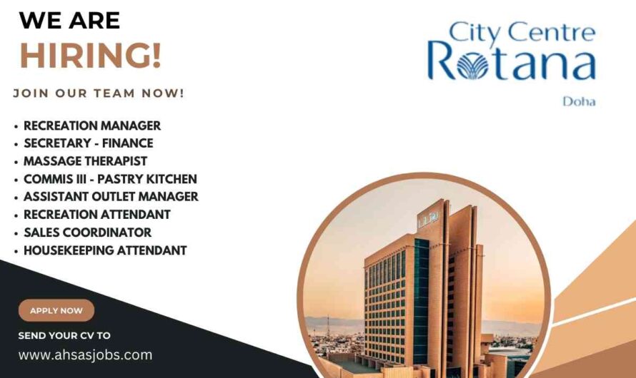 City Center Rotana Hotel Jobs Qatar