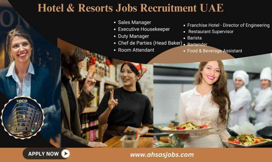 Hotel & Resorts Jobs Recruitment UAE