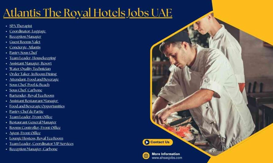 Atlantis The Royal Hotels Jobs UAE