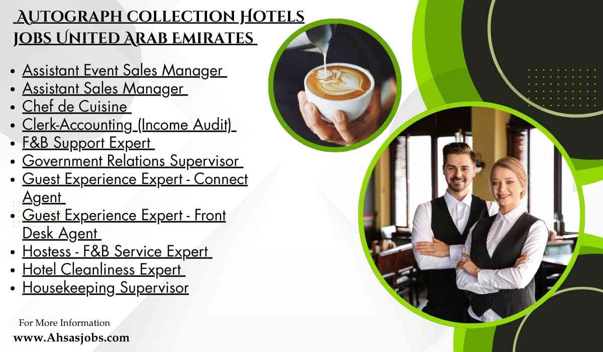 Autograph collection Hotels jobs United Arab Emirates