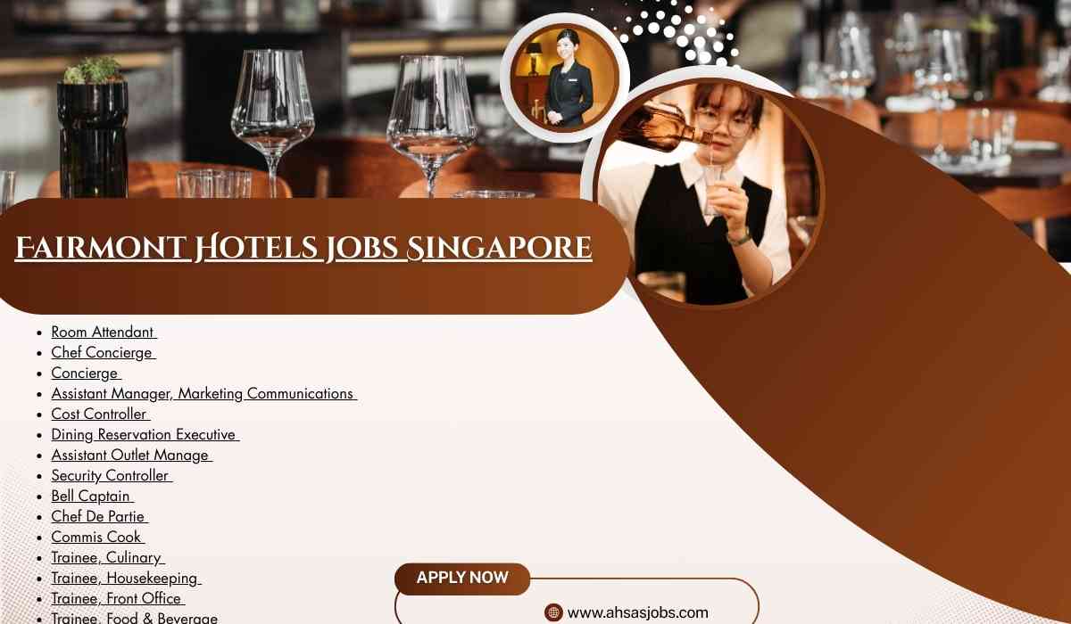 Fairmont Hotels jobs Singapore